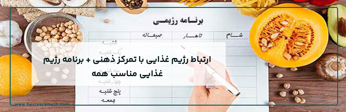 ارتباط رژیم غذایی با تمرکز ذهنی